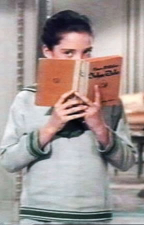Brigitta with book